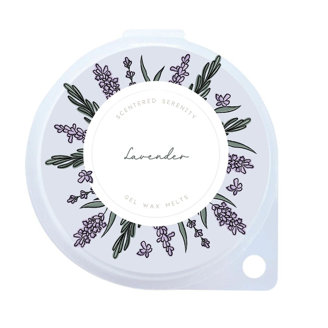 Lavender Gel Wax Melts – Scentered Serenity
